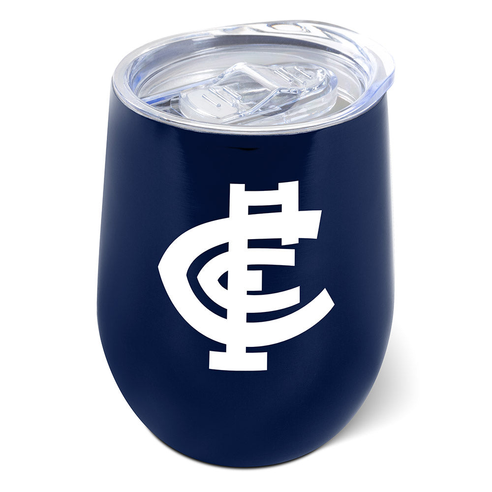 Carlton Blues AFL 400ml Stainless Steel Travel Tumbler