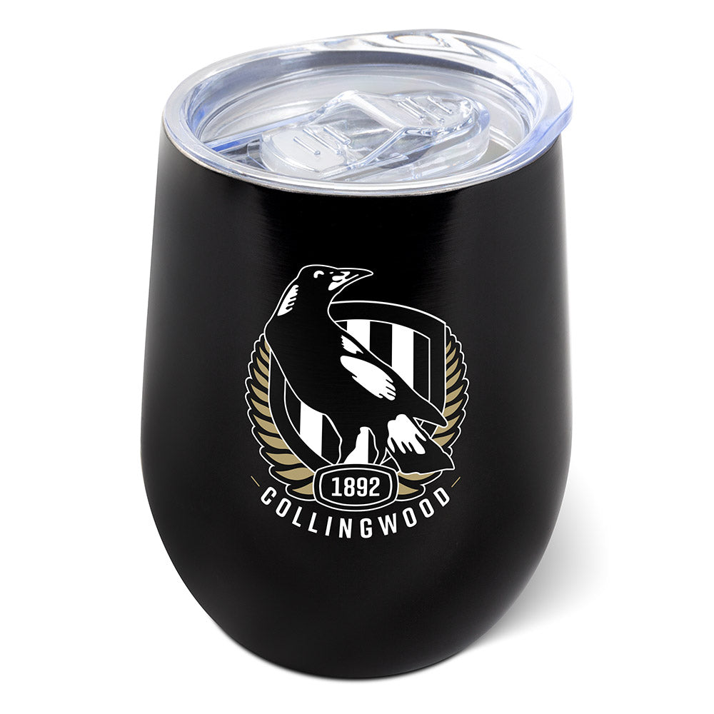 Collingwood Magpies AFL 400ml Stainless Steel Travel Tumbler