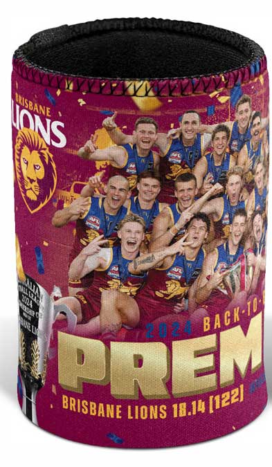 Brisbane Lions 2025 AFL Premiers Team Can Cooler *PRESALE*