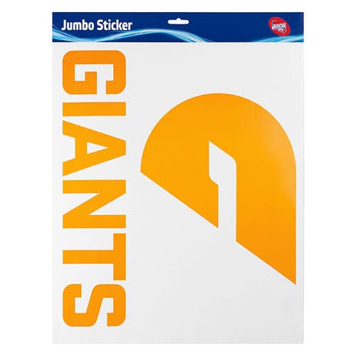 GWS Giants AFL Team Emblem Large Jumbo Sticker