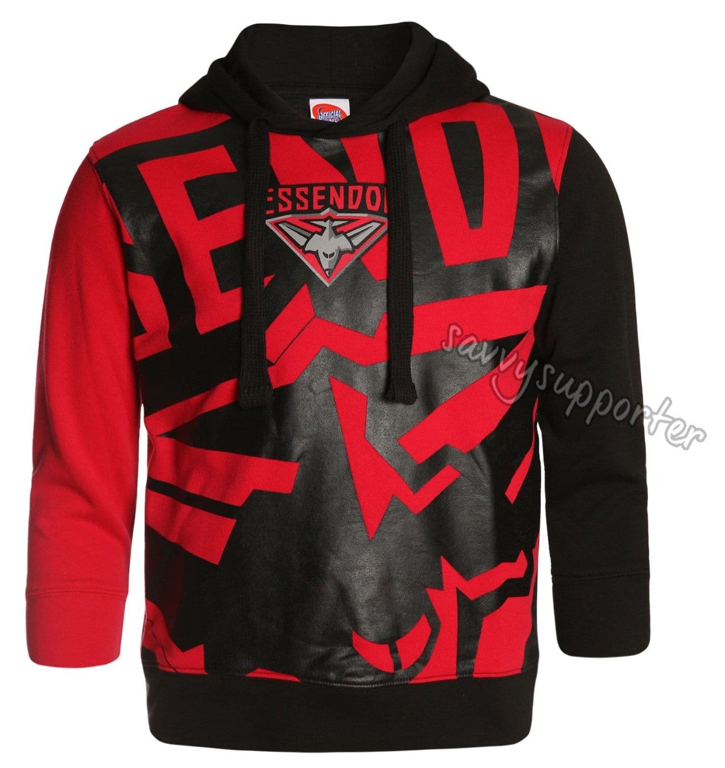 Essendon Bombers AFL Mens Pullover Hood Hoody