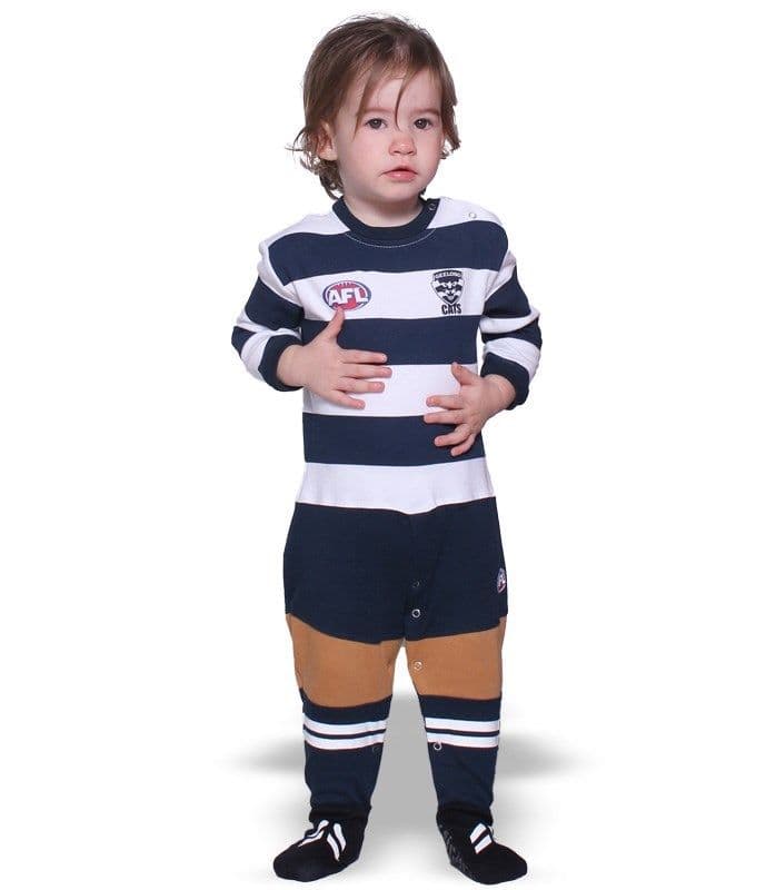 Geelong Cats AFL Infant Toddler Onesie Footysuit