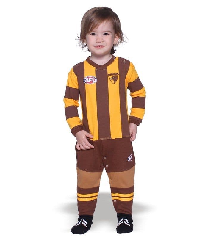 Hawthorn Hawks Infant Toddler Onesie Footysuit