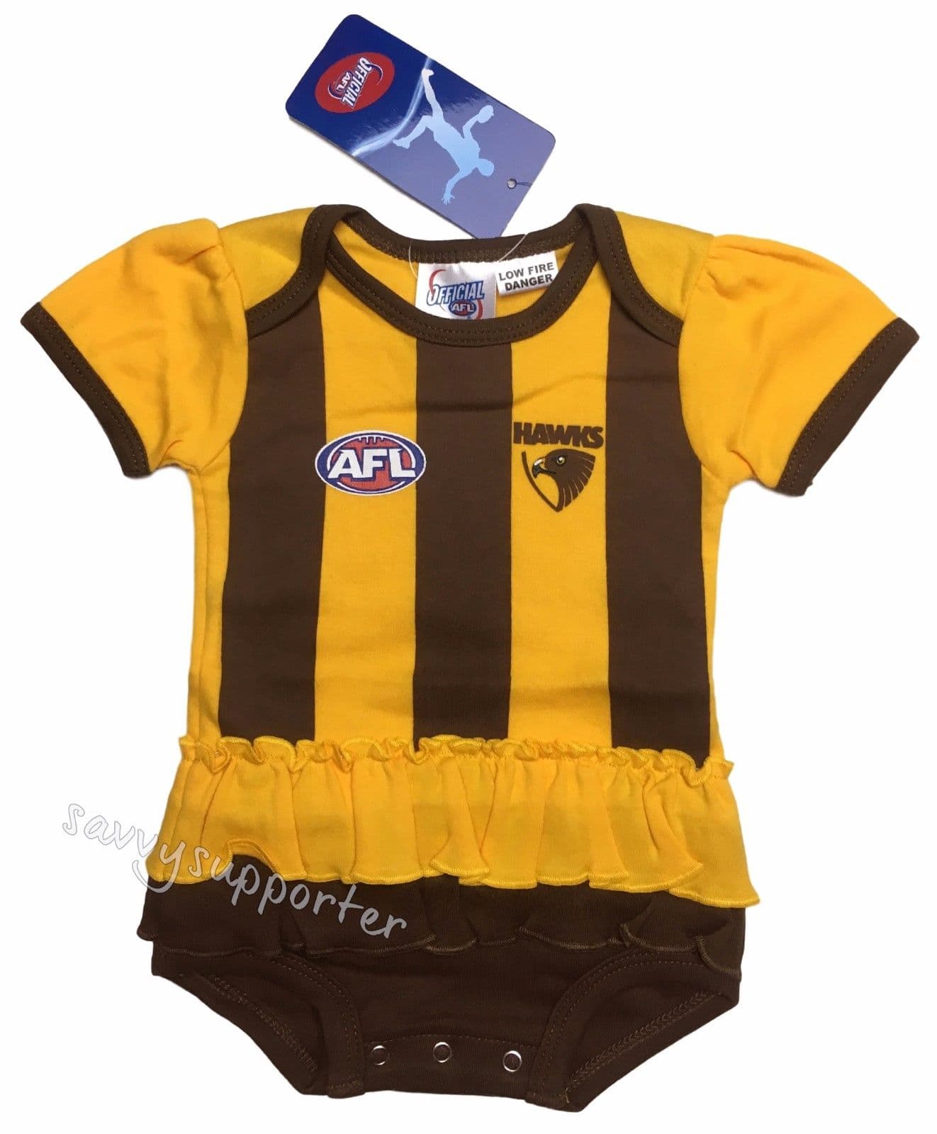 Hawthorn Hawks Girls Baby Tutu Footysuit