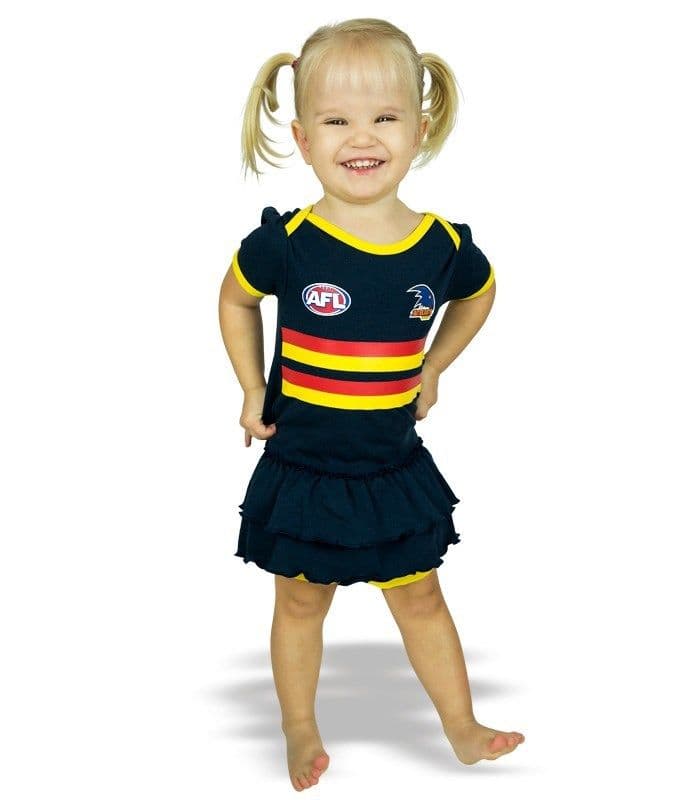 Adelaide Crows AFL Baby Girls Tutu Footysuit