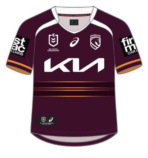 Brisbane Broncos 2026 NRL Toddler Home Jersey Set Brisbane Broncos 2026 NRL Toddler Home Jersey Set