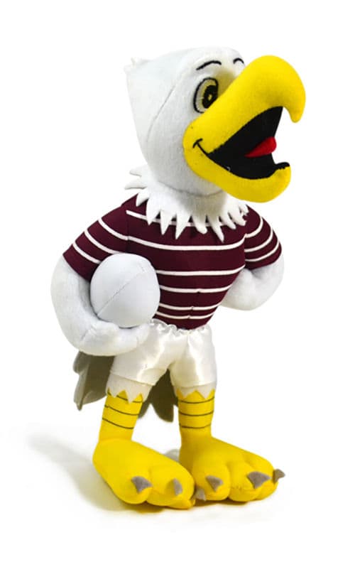 Manly Sea Eagles NRL 28cm Plush Mascot Toy Manly Sea Eagles NRL 28cm Plush Mascot Toy