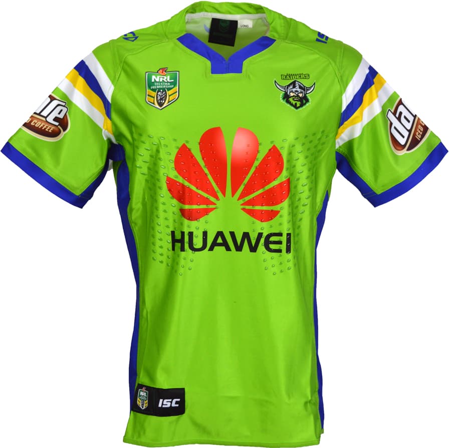 Canberra Raiders Player Issue Home Jersey