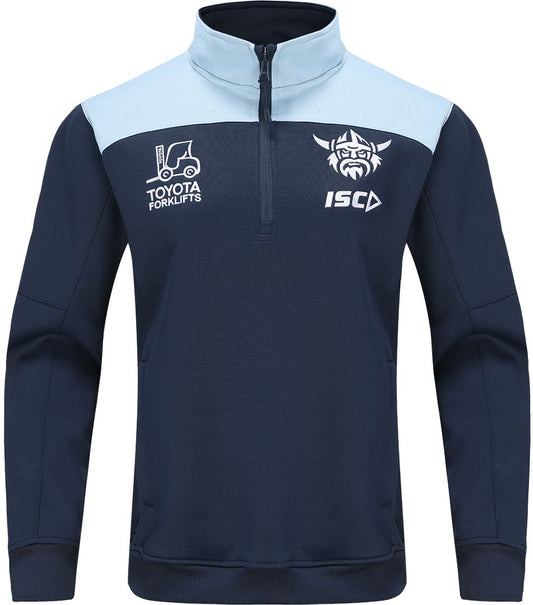 Canberra Raiders 2024 NRL Ladies 1/4 Zip Fleece Hoodie Canberra Raiders 2024 NRL Ladies 1/4 Zip Fleece Hoodie