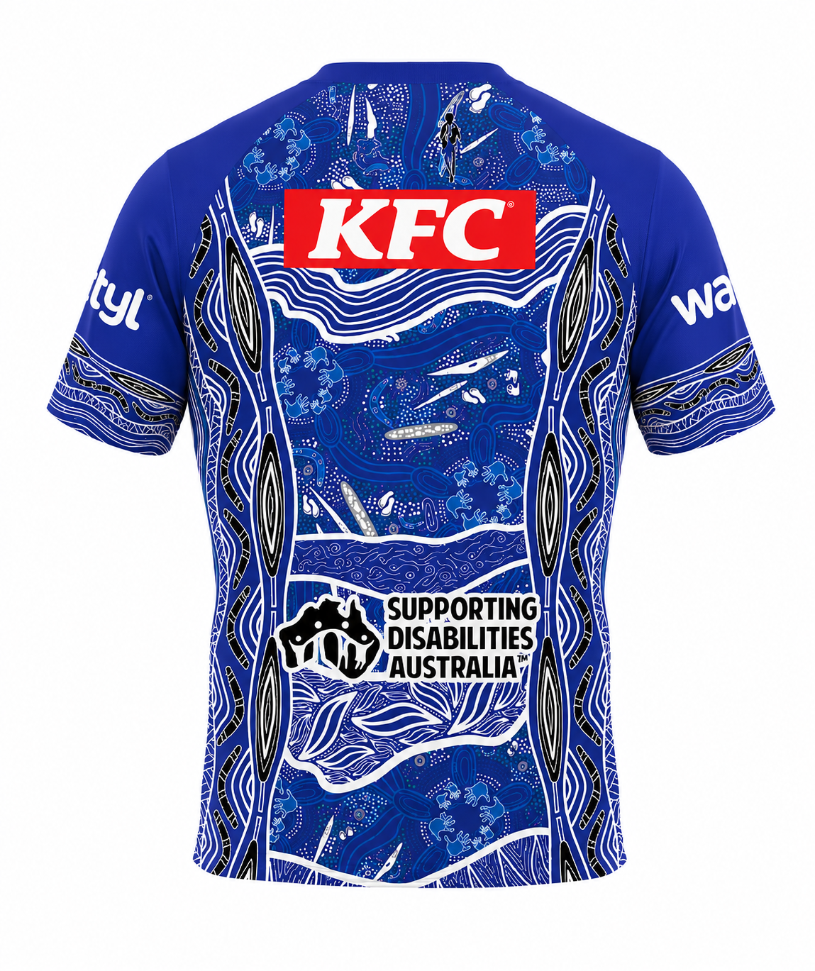 Canterbury Bulldogs 2026 NRL Kids Indigenous Jersey Canterbury Bulldogs 2026 NRL Kids Indigenous Jersey