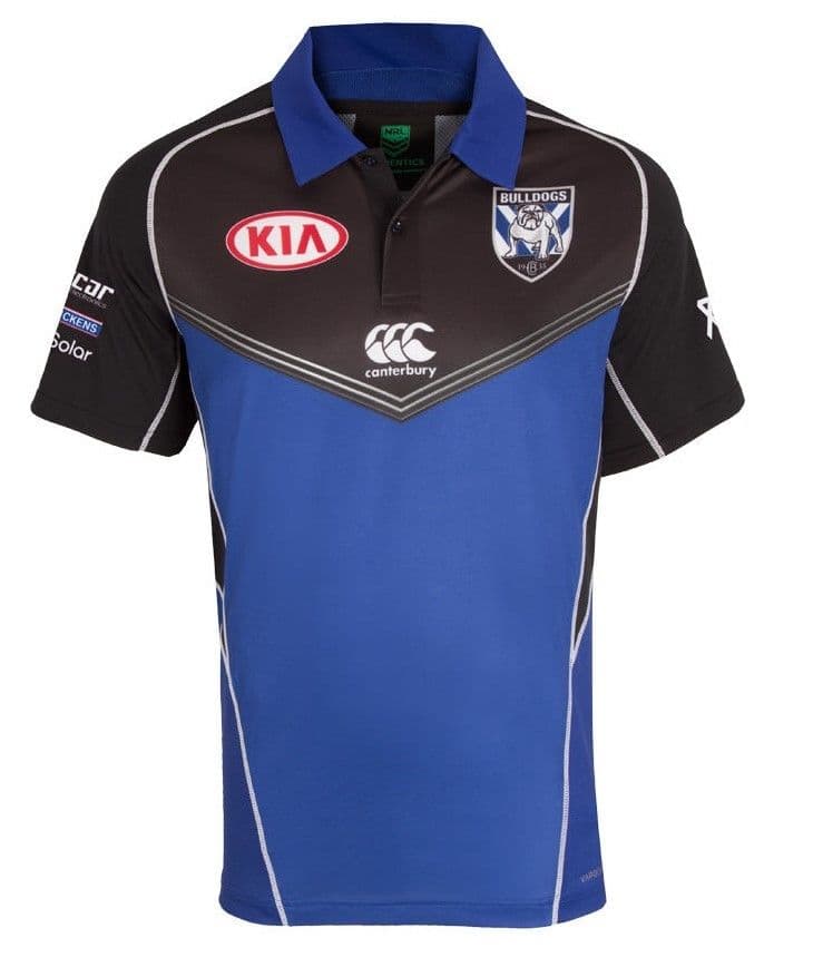 Canterbury Bulldogs NRL Pre Season Polo Shirt | Size S Canterbury Bulldogs NRL Pre Season Polo Shirt | Size S