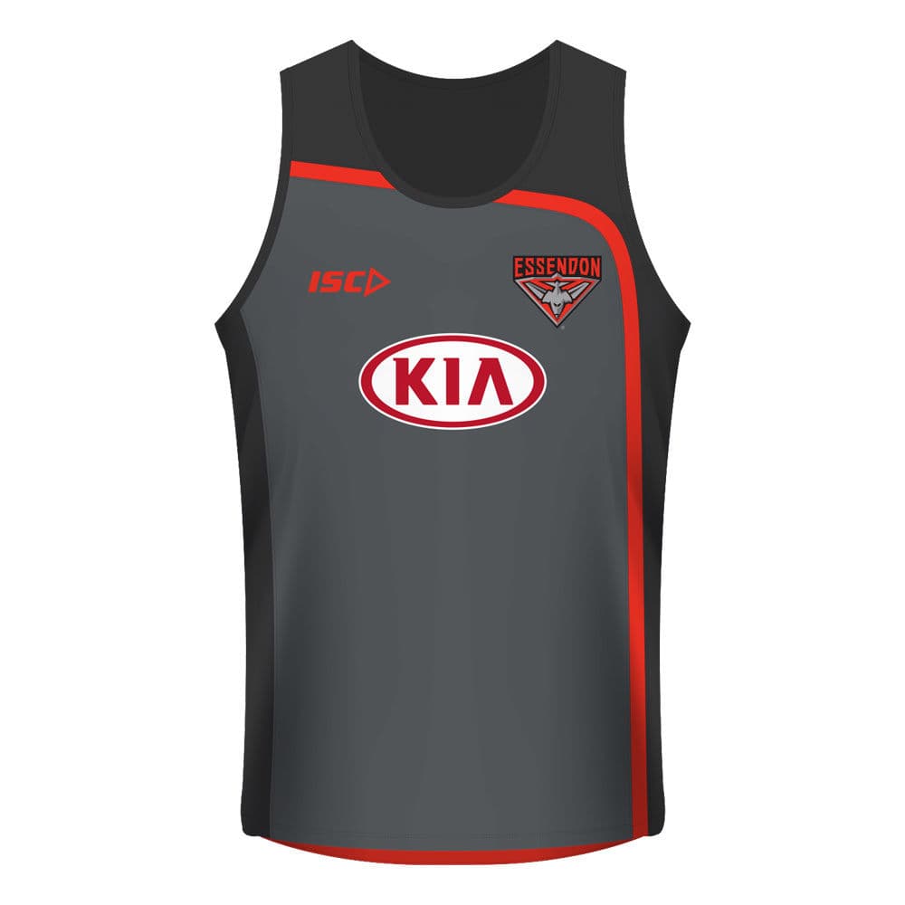 Essendon Bombers 2017 AFL Carbon Training Singlet