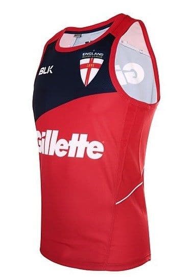 England Rugby League Red Training Singlet