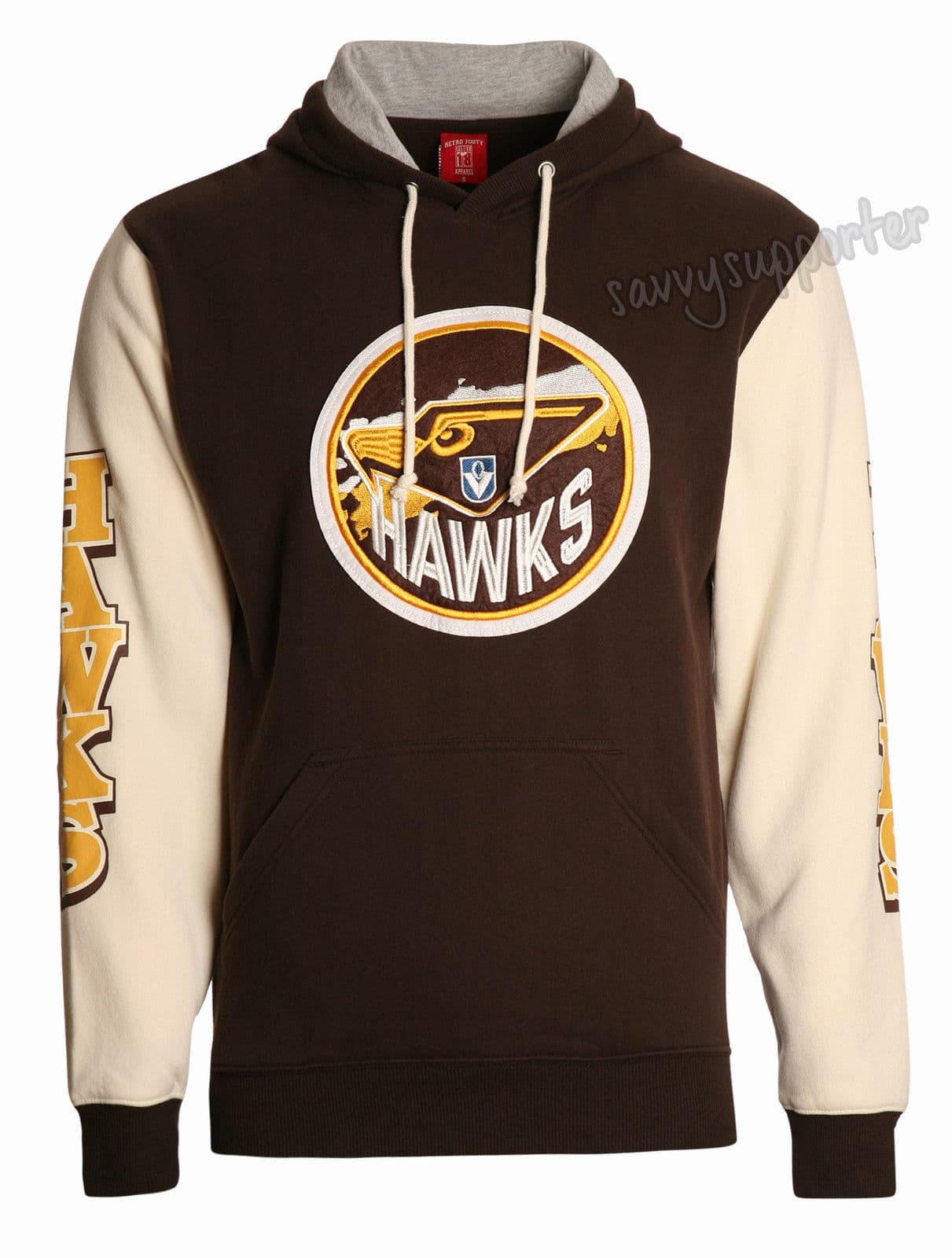 Hawthorn Hawks Retro Pullover Hood