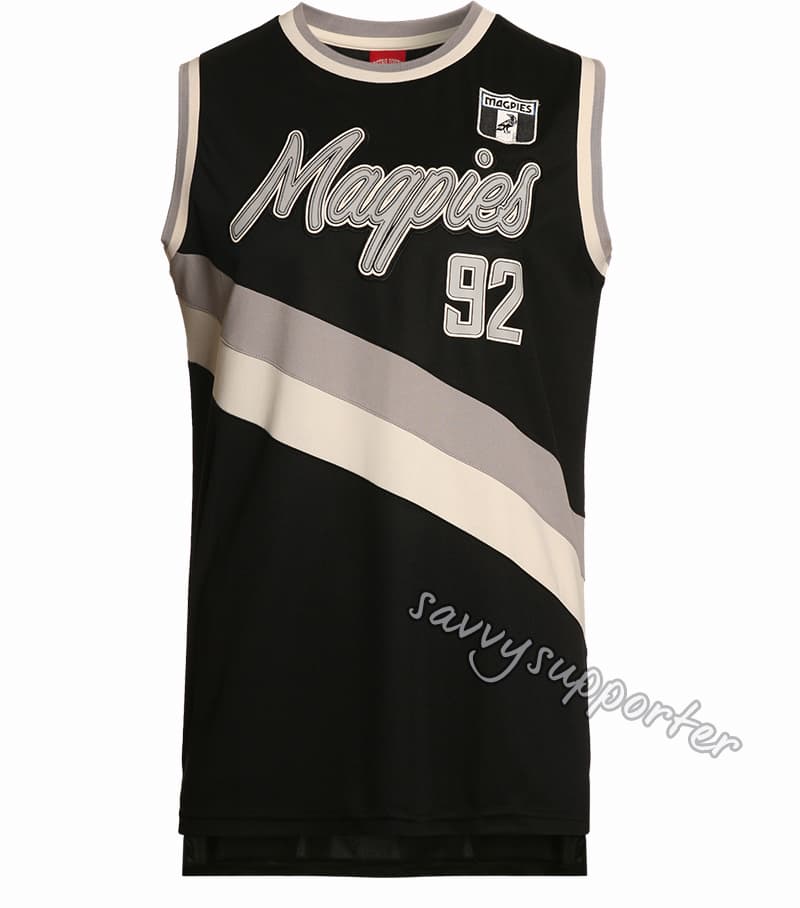 Collingwood Magpies AFL Throwback Singlet
