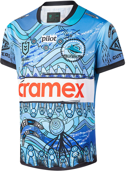 Cronulla Sharks 2026 NRL Mens Indigenous Jersey Cronulla Sharks 2026 NRL Mens Indigenous Jersey