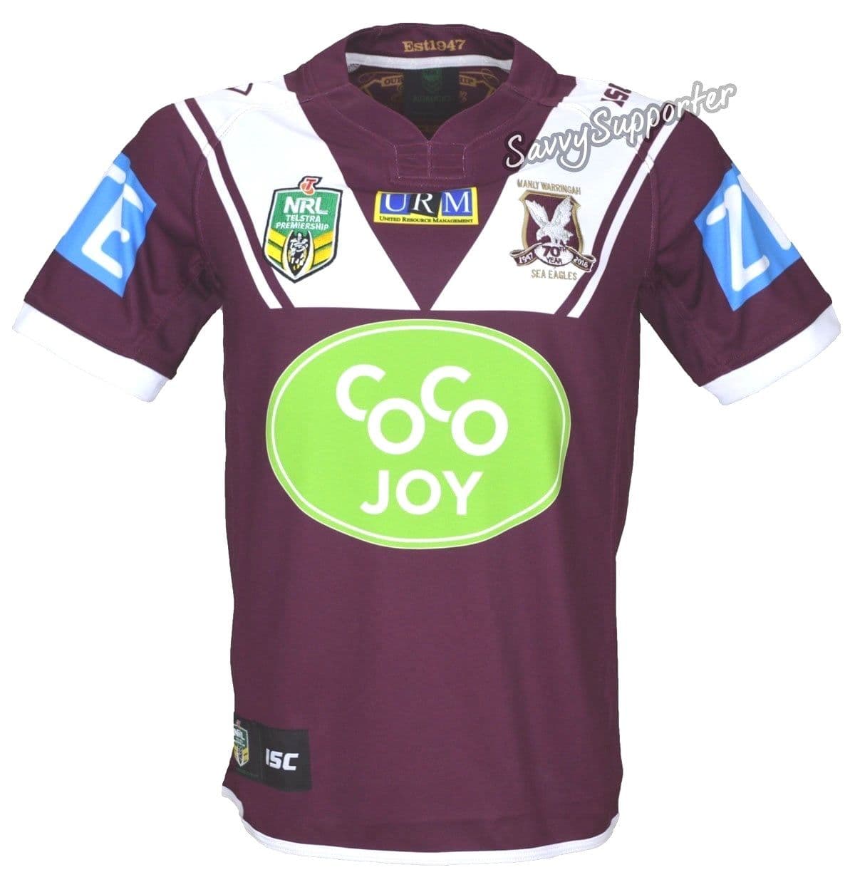 Manly Sea Eagles NRL Mens Coco Home Jersey