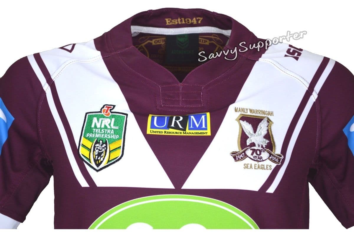 Manly Sea Eagles NRL Mens Coco Home Jersey