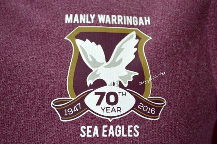 Manly Sea Eagles NRL Maroon Training Singlet