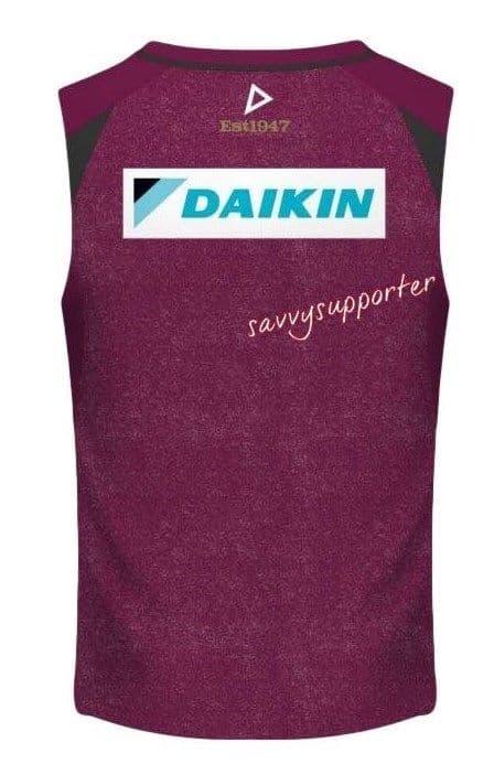 Manly Sea Eagles NRL Maroon Training Singlet