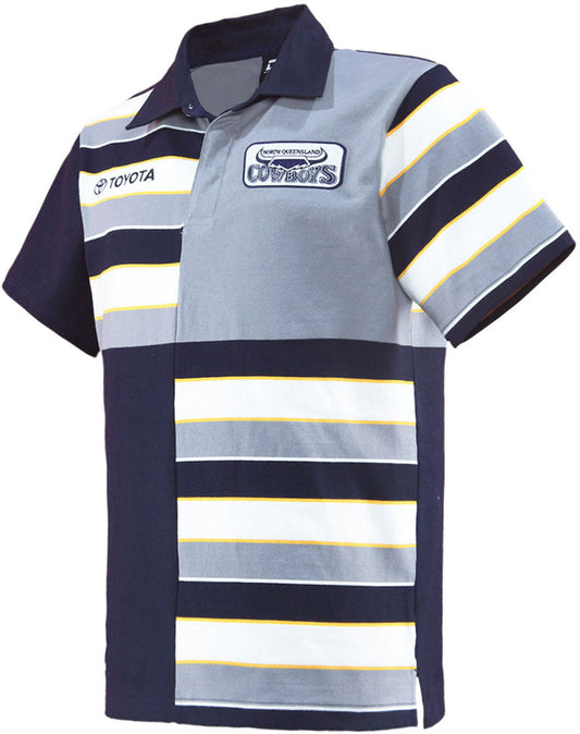 North Queensland Cowboys 2025 NRL Mens Traditional Polo Shirt North Queensland Cowboys 2025 NRL Mens Traditional Polo Shirt