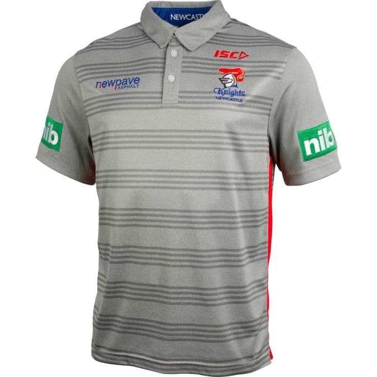 Newcastle Knights Mens Players Polo Shirt