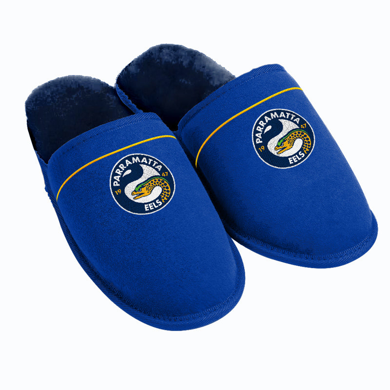 Parramatta Eels NRL Mens Royal Slippers Parramatta Eels NRL Mens Royal Slippers