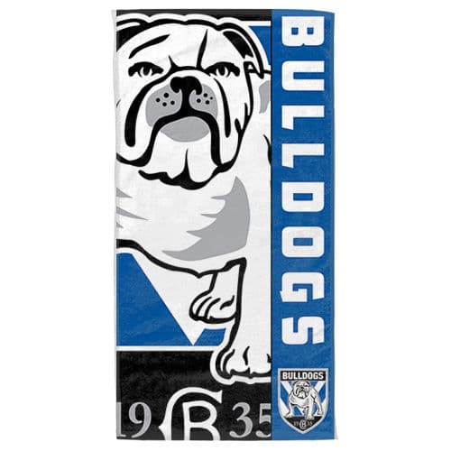 Canterbury Bulldogs NRL Large Beach Towel