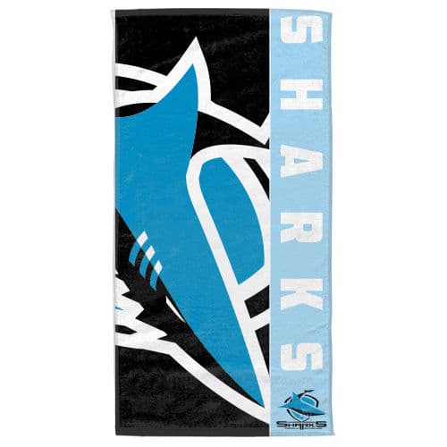 Cronulla Sharks NRL Large Beach Towel Cronulla Sharks NRL Large Beach Towel