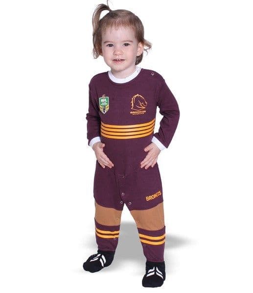Brisbane Broncos NRL Toddler Footysuit
