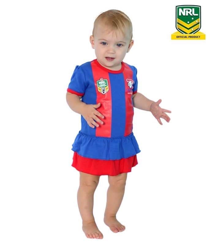 Newcastle Knights Girls Baby Footysuit