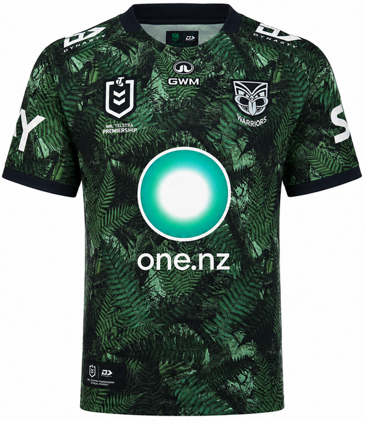 New Zealand Warriors 2026 NRL Mens Te Taiao Indigenous Jersey New Zealand Warriors 2026 NRL Mens Te Taiao Indigenous Jersey