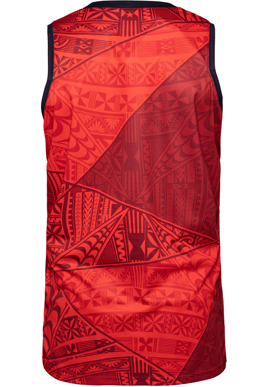 Queensland Reds 2026 Rugby Union Mens Pasifika Singlet Queensland Reds 2026 Rugby Union Mens Pasifika Singlet