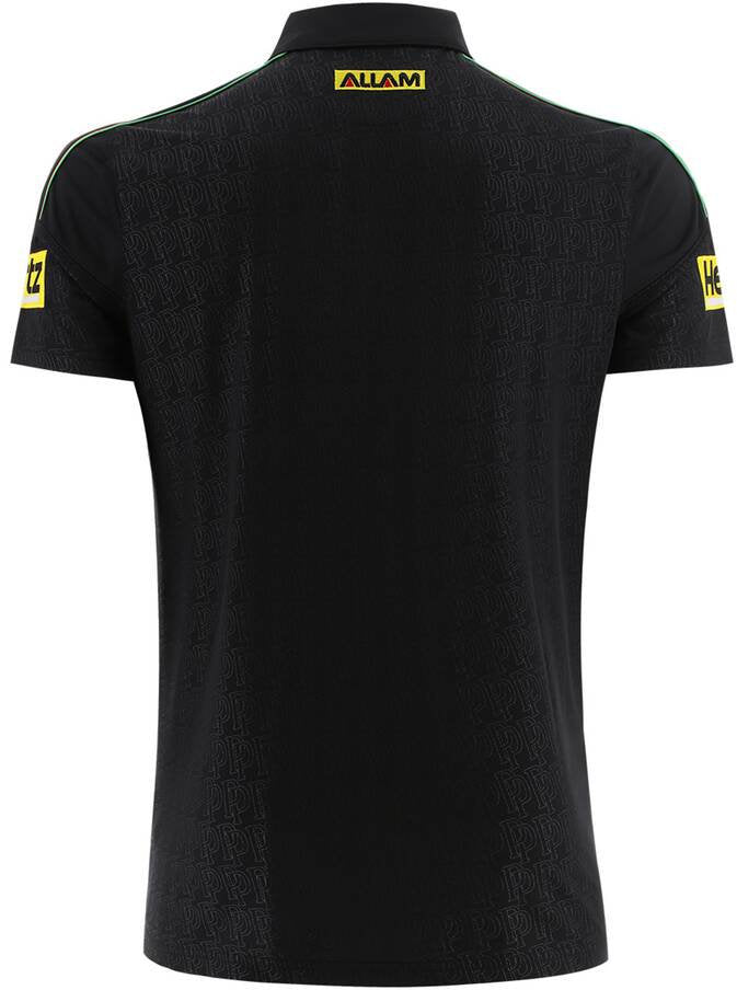 Penrith Panthers 2026 NRL Mens Black Media Polo Shirt Penrith Panthers 2026 NRL Mens Black Media Polo Shirt