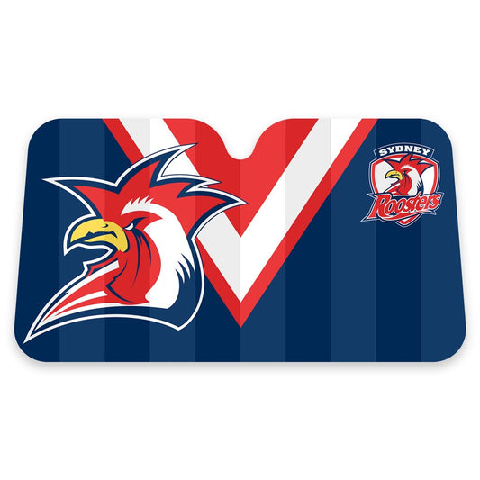 Sydney Roosters 2025 NRL Car Sunshade Sydney Roosters 2025 NRL Car Sunshade