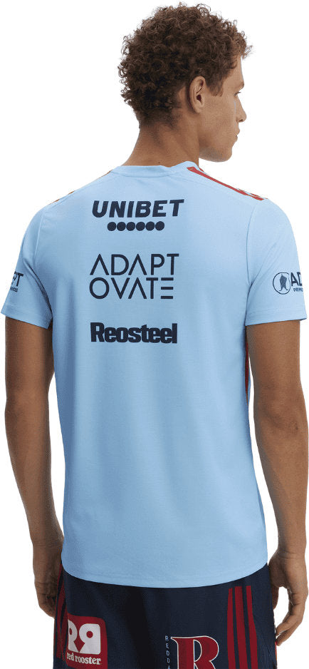 Sydney Roosters 2026 NRL Mens Sky Blue Training Shirt Sydney Roosters 2026 NRL Mens Sky Blue Training Shirt