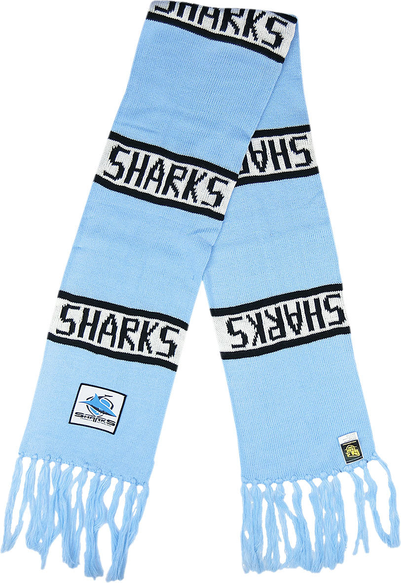 Cronulla Sharks 2026 NRL Traditional Bar Scarf Cronulla Sharks 2026 NRL Traditional Bar Scarf