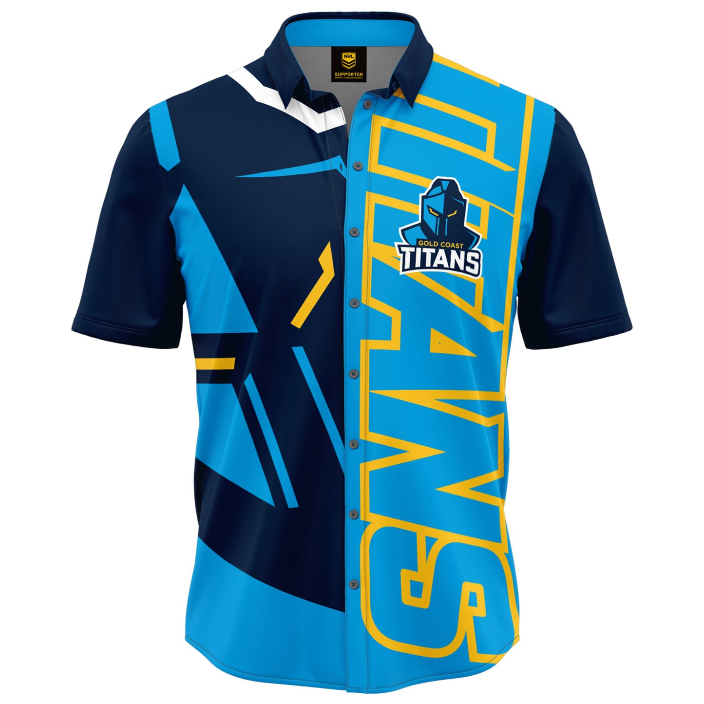 Gold Coast Titans 2026 NRL Mens Showtime Shirt Gold Coast Titans 2026 NRL Mens Showtime Shirt