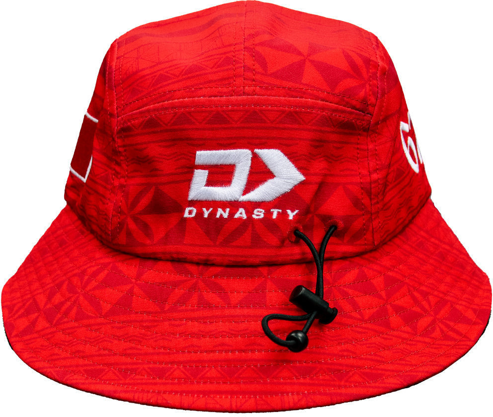 Tonga 2026 Rugby League Red Bucket Hat Size L-XL