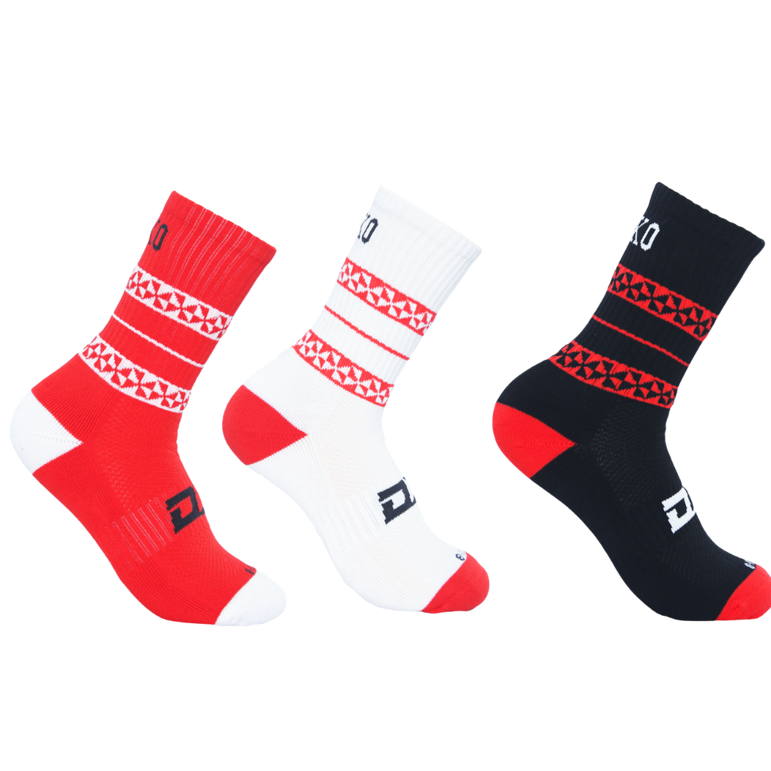 Tonga 2026 NRL Mens 3 Pack Crew Socks