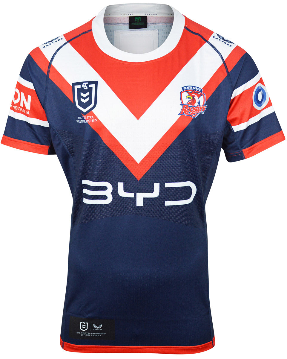 Sydney Roosters 2025 NRL Mens Player Issue Home Jersey with GPS Sydney Roosters 2025 NRL Mens Player Issue Home Jersey with GPS