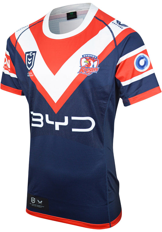 Sydney Roosters 2025 NRL Mens Player Issue Home Jersey with GPS