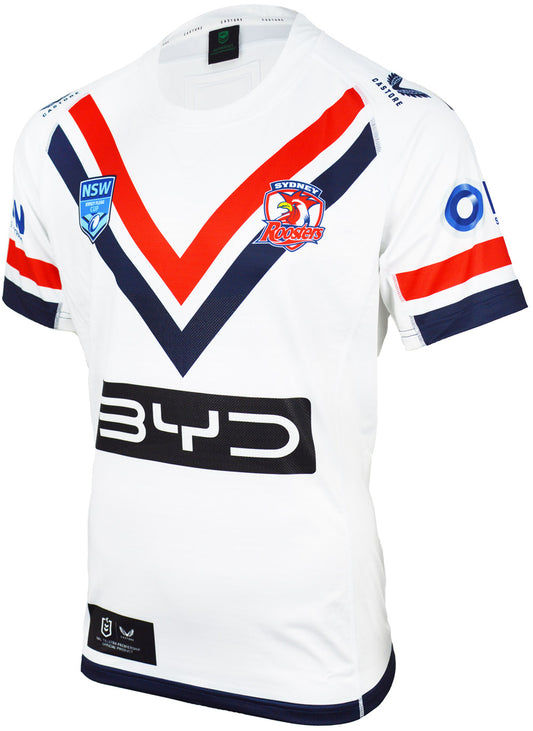 Sydney Roosters 2025 NRL Mens Flegg Player Issue Away Jersey with GPS