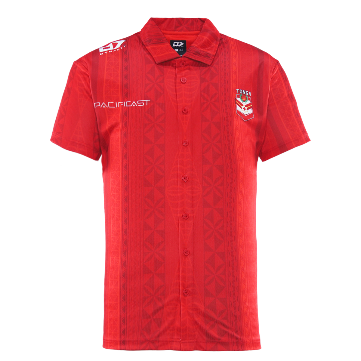 Tonga 2026 NRL Mens Button Up Polo Shirt *PRESALE*
