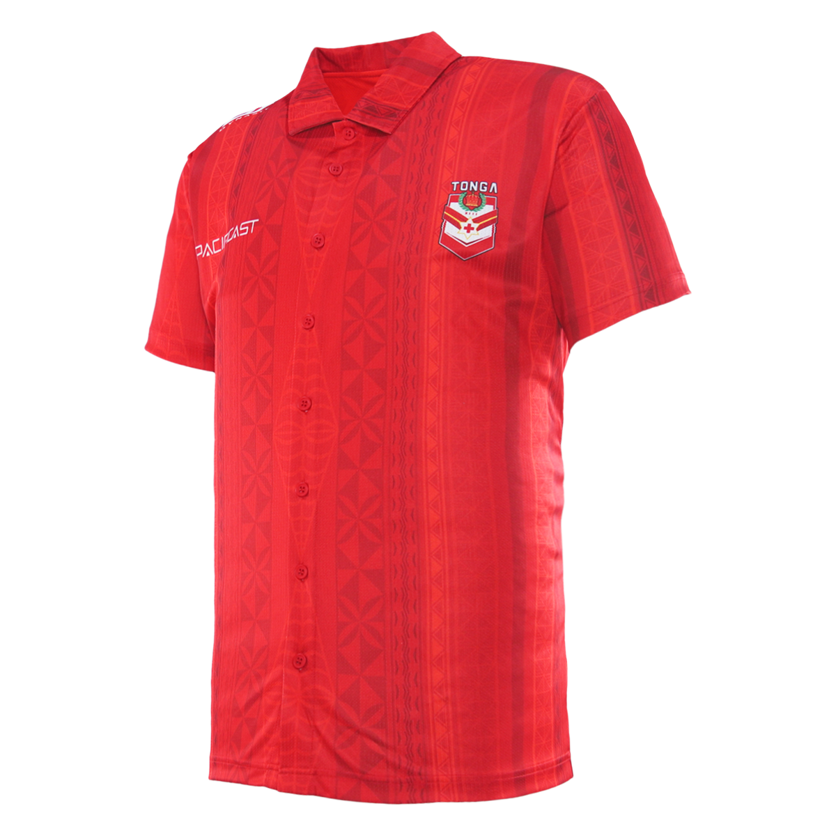 Tonga 2026 NRL Mens Button Up Polo Shirt *PRESALE*