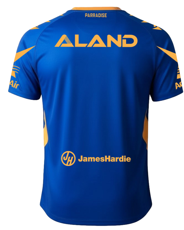 Parramatta Eels 2026 NRL Mens Royal Training Shirt Parramatta Eels 2026 NRL Mens Royal Training Shirt