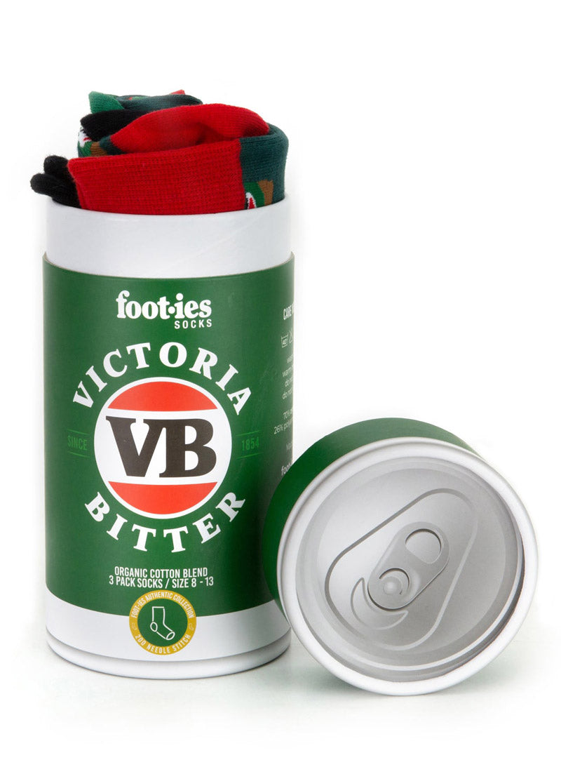 VB Organic Cotton Sock 3 Pack Gift Can VB Organic Cotton Sock 3 Pack Gift Can
