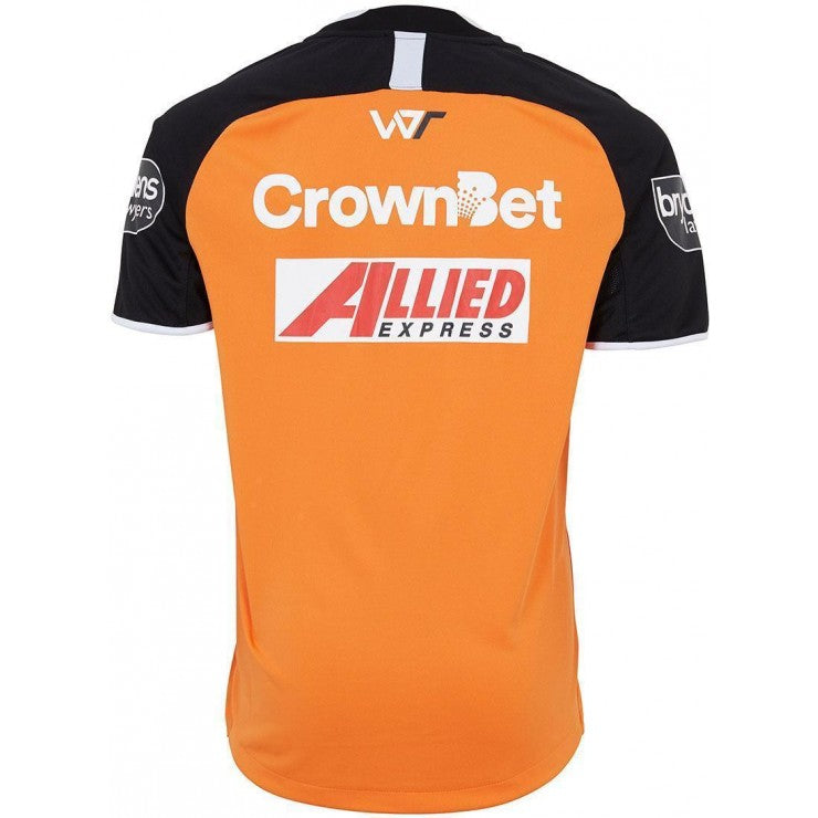 Wests Tigers NRL Mens Training Shirt Wests Tigers NRL Mens Training Shirt
