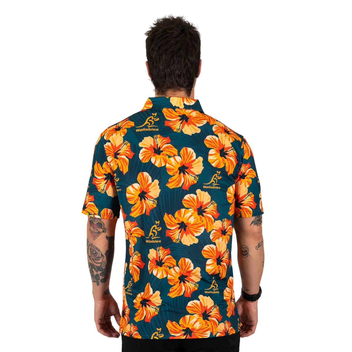Australian Wallabies Rugby Union Mens Aloha Golf Polo Shirt Australian Wallabies Rugby Union Mens Aloha Golf Polo Shirt