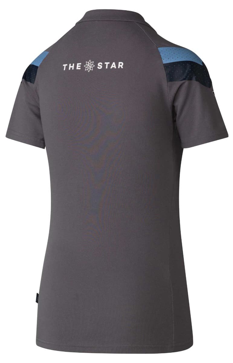 NSW Blues State Of Origin Ladies Grey Polo Shirt